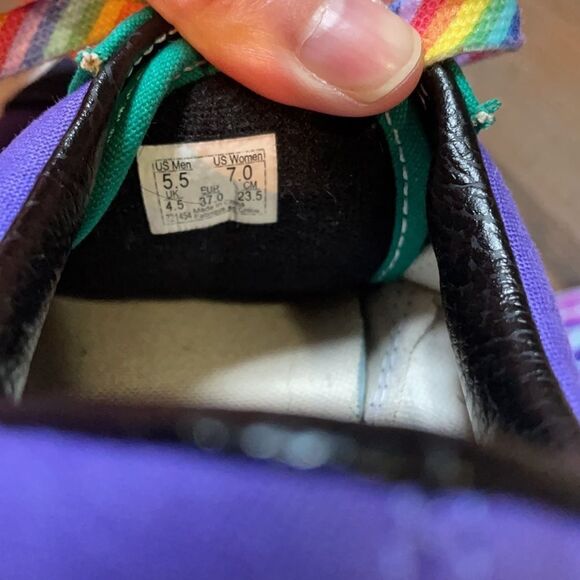 Vans Color Block Old Skool Purple & Black - Picture 6 of 7